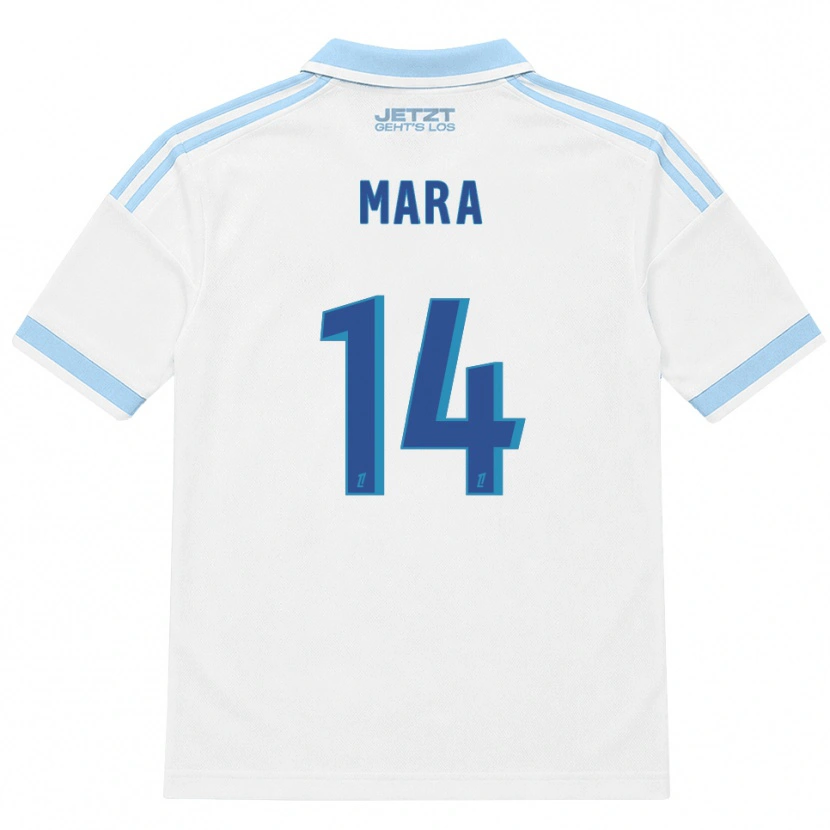 Danxen Homme Maillot Sékou Mara #14 Bleu Ciel Clair Blanc Rouge Tenues Extérieur 2026/27 T-Shirt