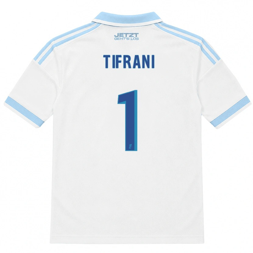 Danxen Homme Maillot Yazid Tifrani #1 Bleu Ciel Clair Blanc Rouge Tenues Extérieur 2026/27 T-Shirt