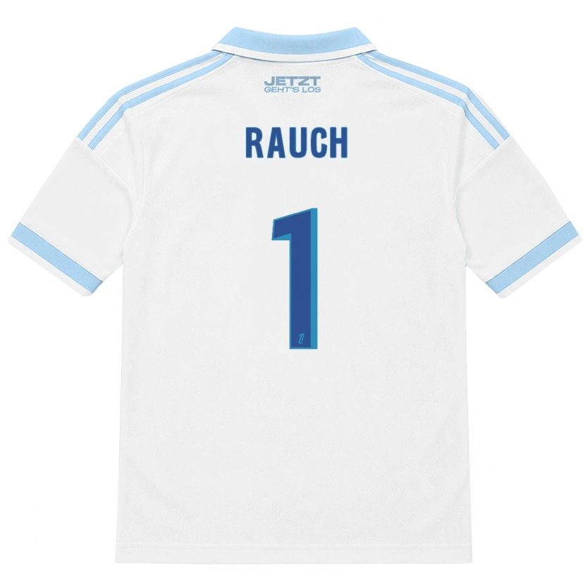 Danxen Homme Maillot Hugo Rauch #1 Bleu Ciel Clair Blanc Rouge Tenues Extérieur 2026/27 T-Shirt