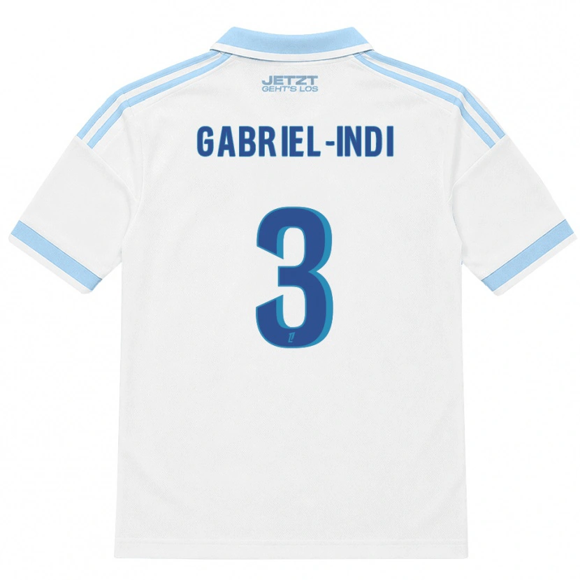 Danxen Homme Maillot Amizade Gabriel-Indi #3 Bleu Ciel Clair Blanc Rouge Tenues Extérieur 2026/27 T-Shirt