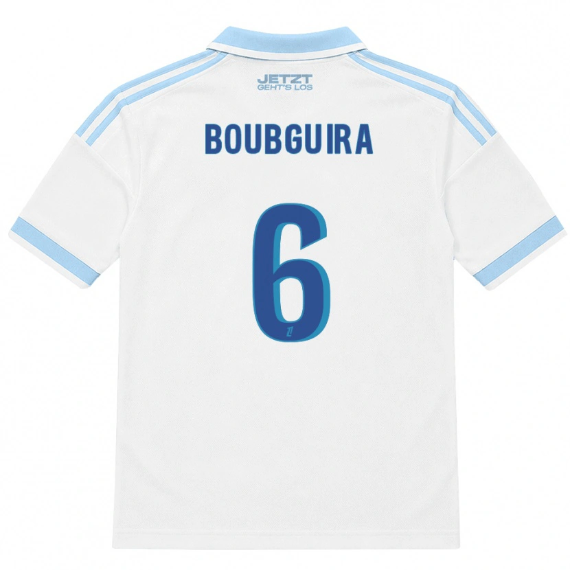 Danxen Homme Maillot Fahim Boubguira #6 Bleu Ciel Clair Blanc Rouge Tenues Extérieur 2026/27 T-Shirt