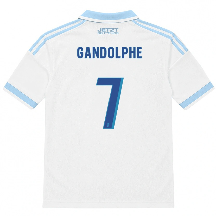 Danxen Homme Maillot Adrien Gandolphe #7 Bleu Ciel Clair Blanc Rouge Tenues Extérieur 2026/27 T-Shirt