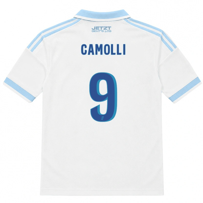 Danxen Homme Maillot Benjamin Camolli #9 Bleu Ciel Clair Blanc Rouge Tenues Extérieur 2026/27 T-Shirt