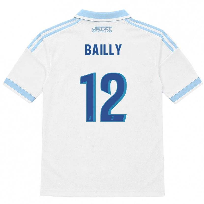 Danxen Homme Maillot Melvine Bailly #12 Bleu Ciel Clair Blanc Rouge Tenues Extérieur 2026/27 T-Shirt