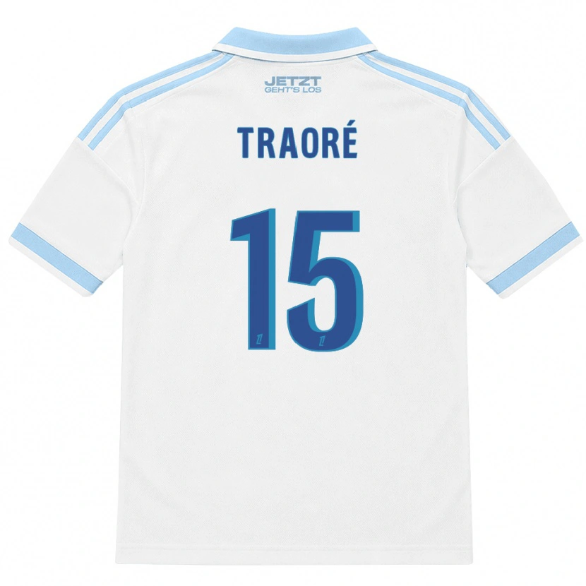 Danxen Homme Maillot Erwan Traoré #15 Bleu Ciel Clair Blanc Rouge Tenues Extérieur 2026/27 T-Shirt