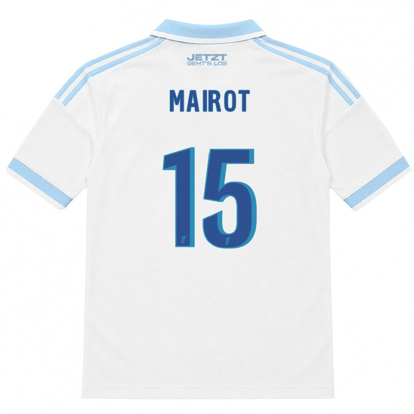 Danxen Homme Maillot Clémence Mairot #15 Bleu Ciel Clair Blanc Rouge Tenues Extérieur 2026/27 T-Shirt