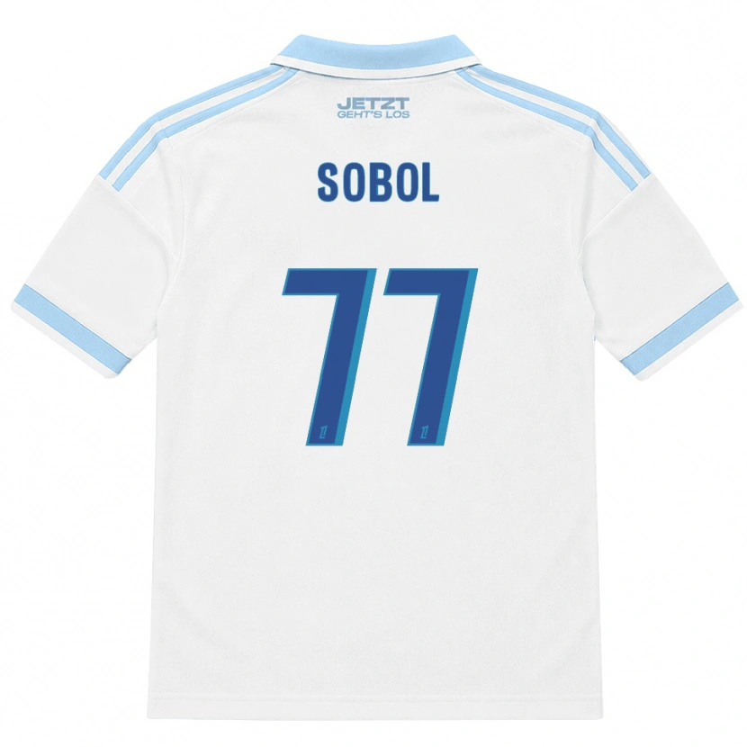 Danxen Homme Maillot Eduard Sobol #77 Bleu Ciel Clair Blanc Rouge Tenues Extérieur 2026/27 T-Shirt