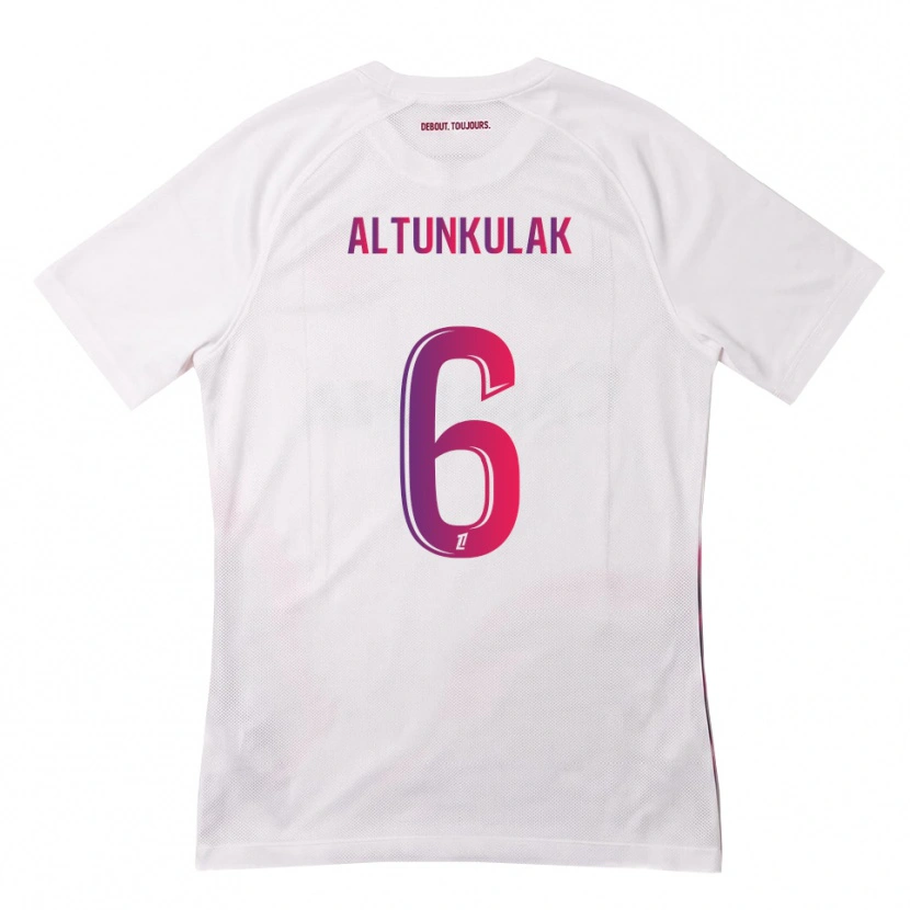 Danxen Homme Maillot Selen Altunkulak #6 Blanc Rose Violet Tenues Extérieur 2026/27 T-Shirt