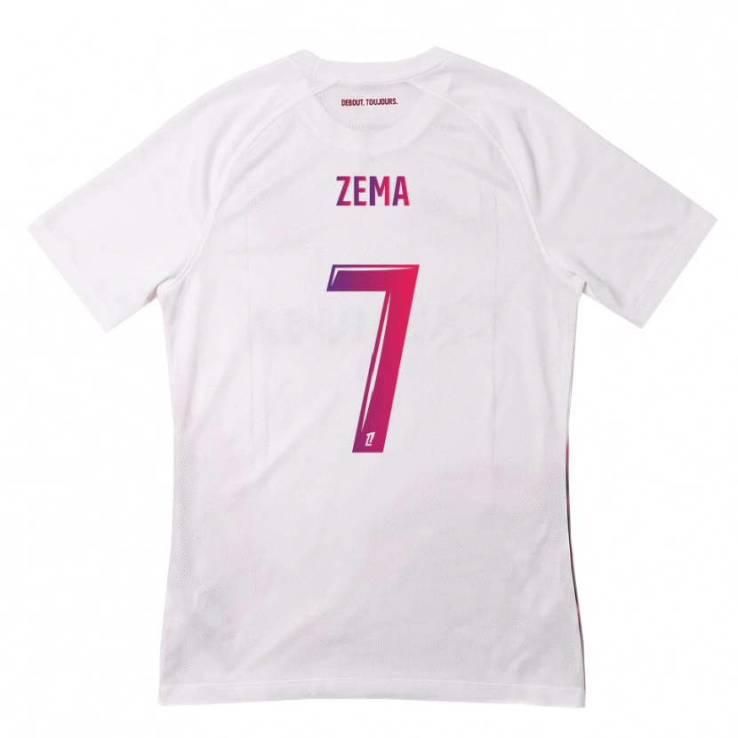 Danxen Homme Maillot Darris Zema #7 Blanc Rose Violet Tenues Extérieur 2026/27 T-Shirt
