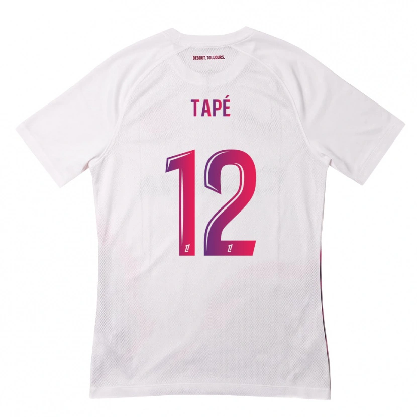 Danxen Homme Maillot Christ Tapé #12 Blanc Rose Violet Tenues Extérieur 2026/27 T-Shirt
