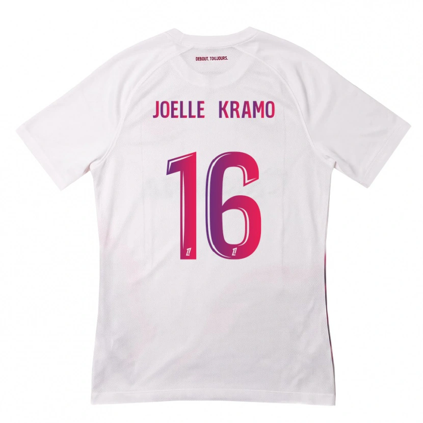Danxen Homme Maillot Marie Joelle Kramo #16 Blanc Rose Violet Tenues Extérieur 2026/27 T-Shirt