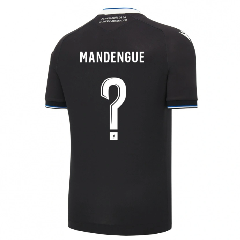 Danxen Homme Maillot Rayan Mandengue #0 Noir Bleu Blanc Tenues Extérieur 2026/27 T-Shirt