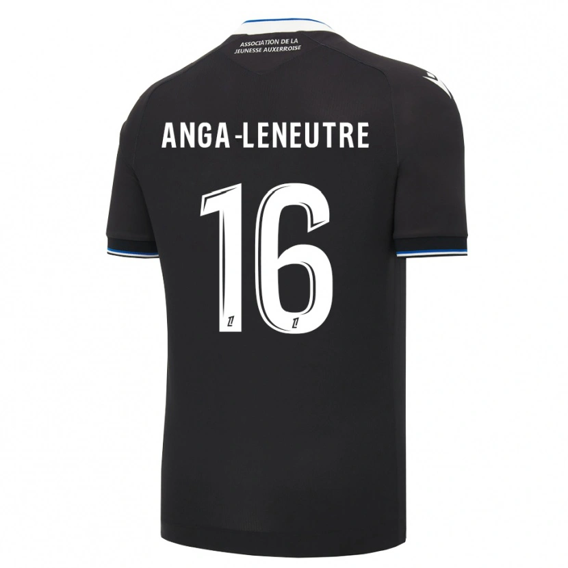 Danxen Homme Maillot Nathan Anga-Leneutre #16 Noir Bleu Blanc Tenues Extérieur 2026/27 T-Shirt