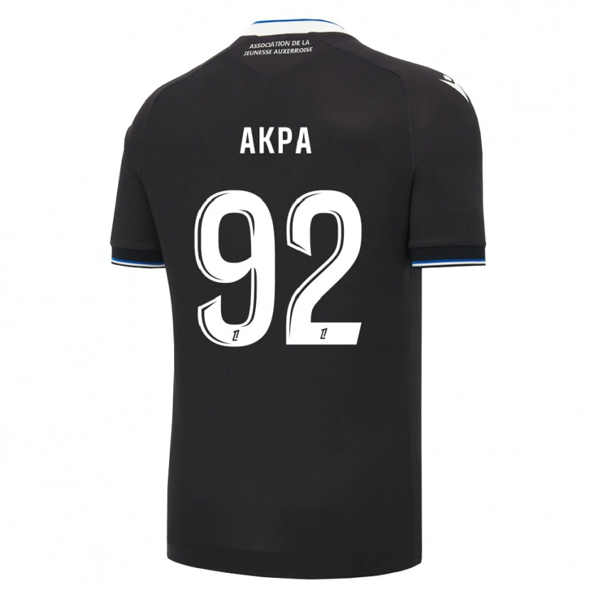 Danxen Homme Maillot Clément Akpa #92 Noir Bleu Blanc Tenues Extérieur 2026/27 T-Shirt