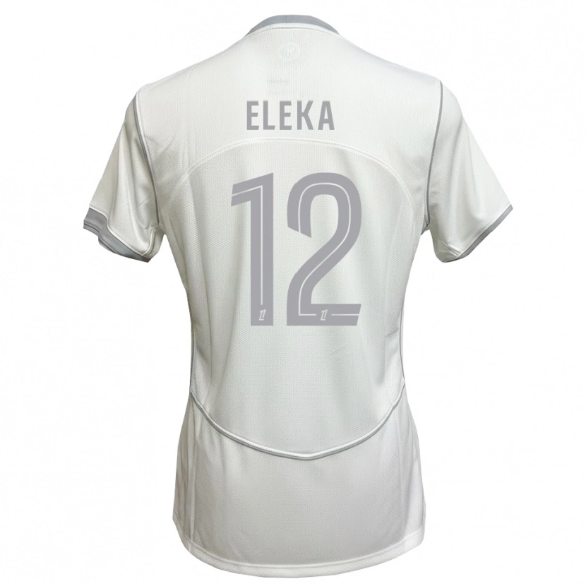 Danxen Homme Maillot Nathan Eleka #12 Blanc Gris Tenues Extérieur 2026/27 T-Shirt