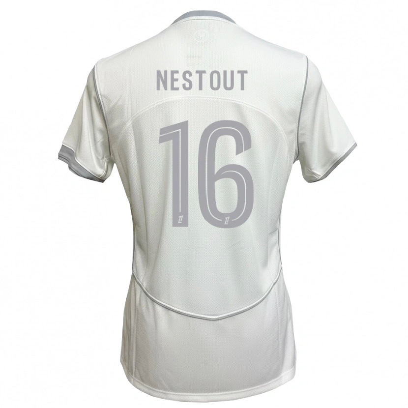 Danxen Homme Maillot Yves-Thomas Nestout #16 Blanc Gris Tenues Extérieur 2026/27 T-Shirt