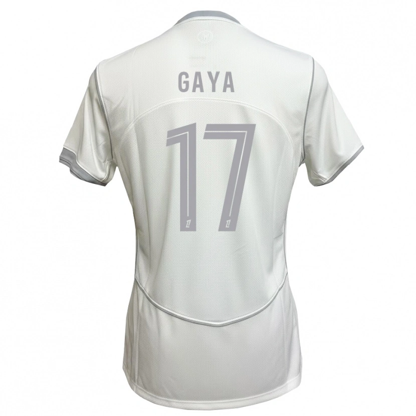 Danxen Homme Maillot Yacine Gaya #17 Blanc Gris Tenues Extérieur 2026/27 T-Shirt