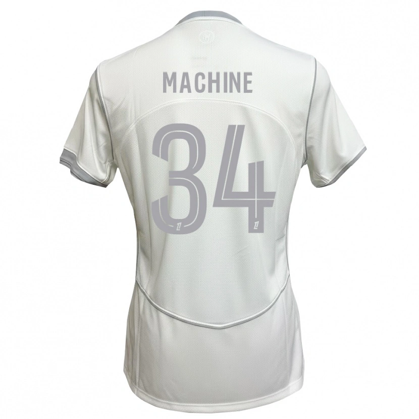 Danxen Homme Maillot Lanroy Machine #34 Blanc Gris Tenues Extérieur 2026/27 T-Shirt