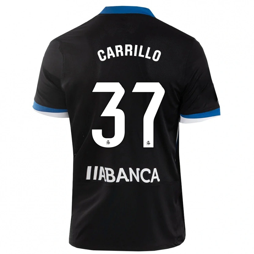 Danxen Homme Maillot Noé Carrillo #37 Noir Bleu Blanc Tenues Extérieur 2026/27 T-Shirt