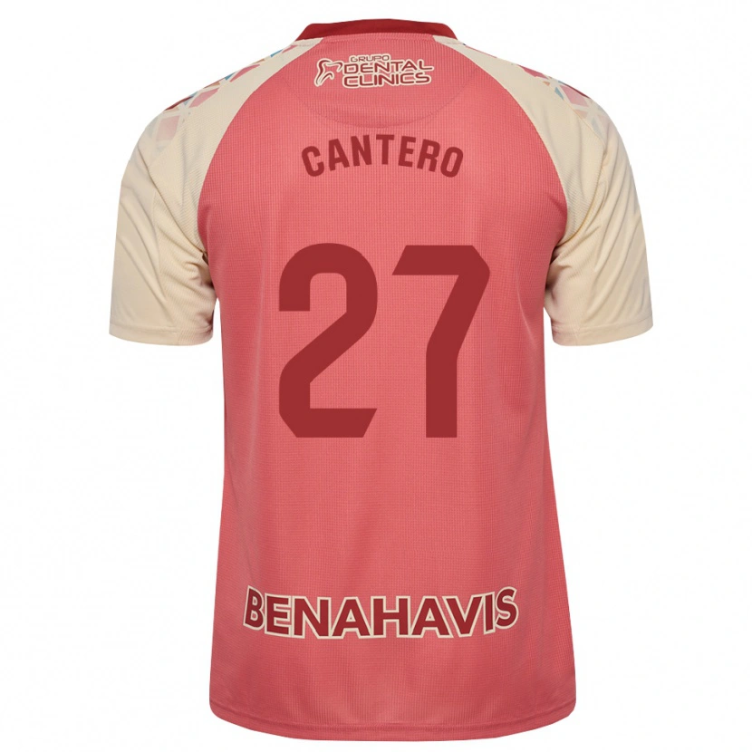 Danxen Homme Maillot Cris Cantero #27 Rose Pâle Rouge Bleu Tenues Extérieur 2026/27 T-Shirt