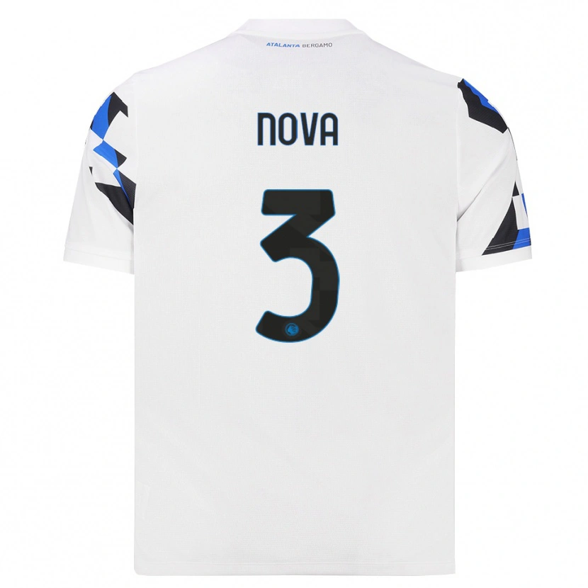 Danxen Homme Maillot Riccardo Nova #3 Blanc Rouge Bleu Tenues Extérieur 2026/27 T-Shirt