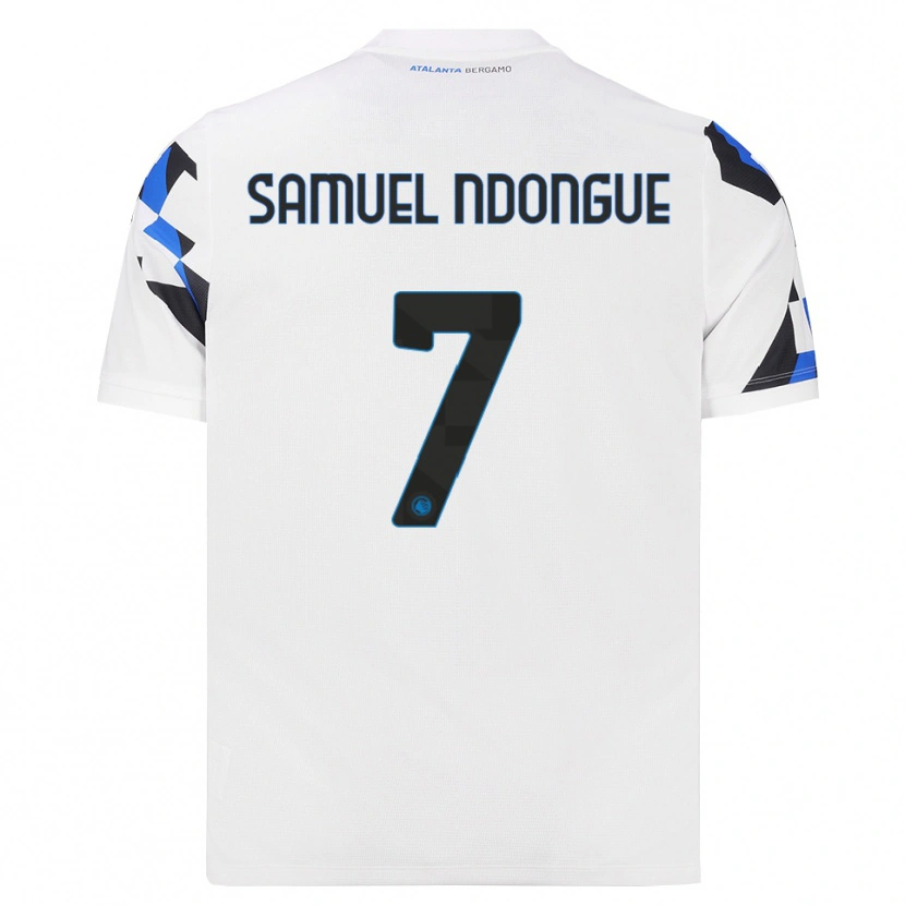 Danxen Homme Maillot Frederick Ndongue #7 Blanc Rouge Bleu Tenues Extérieur 2026/27 T-Shirt