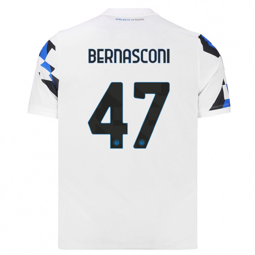 Danxen Homme Maillot Lorenzo Bernasconi #47 Blanc Rouge Bleu Tenues Extérieur 2026/27 T-Shirt