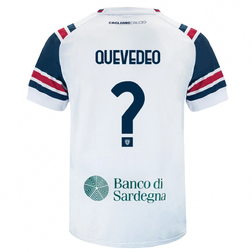 Danxen Homme Maillot Hector Quevedeo #0 Blanc Rouge Vert Tenues Extérieur 2026/27 T-Shirt