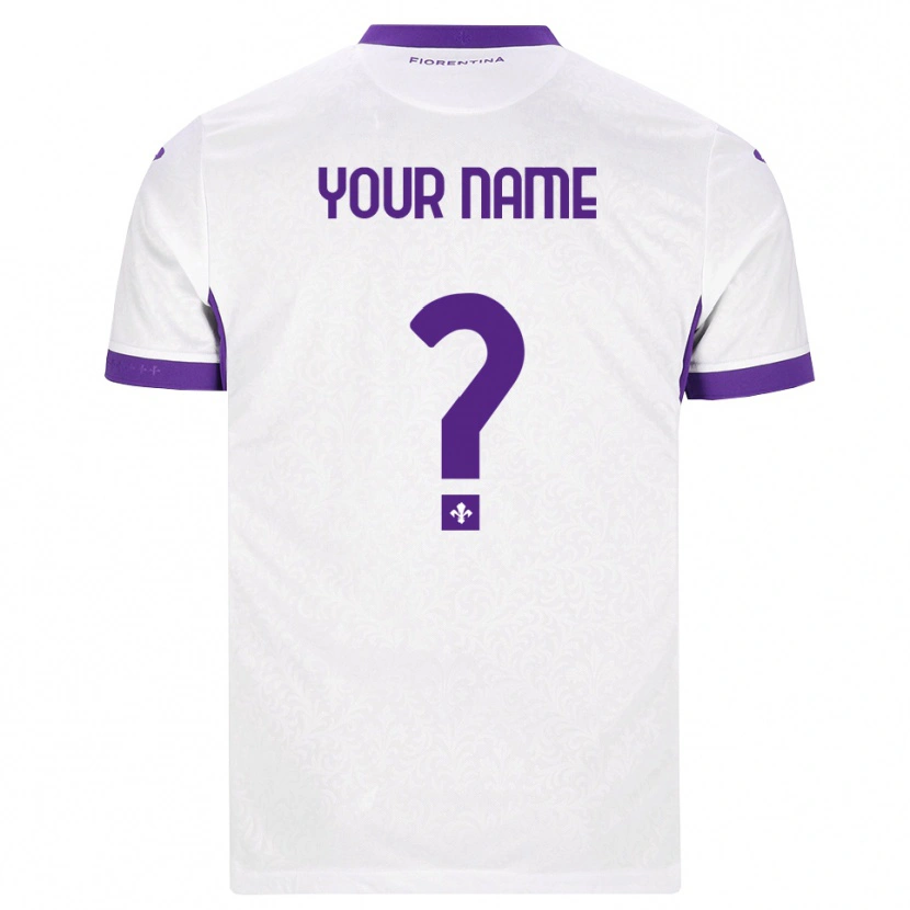 Danxen Homme Maillot Votre Nom #0 Blanc Violet Tenues Extérieur 2026/27 T-Shirt