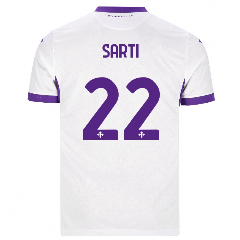 Danxen Homme Maillot Alessia Sarti #22 Blanc Violet Tenues Extérieur 2026/27 T-Shirt
