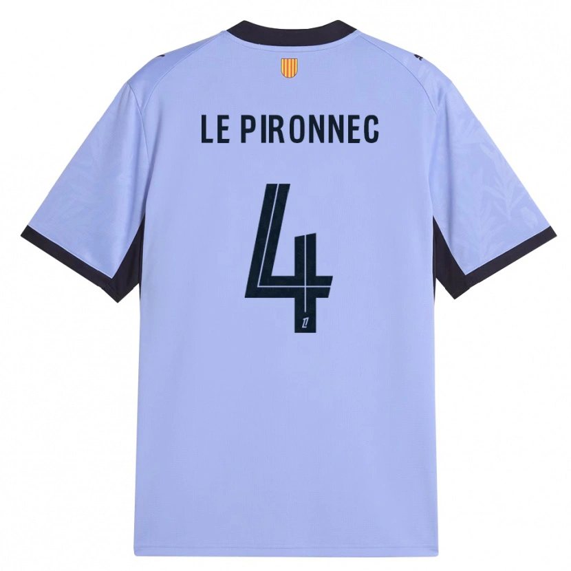 Danxen Homme Maillot Kélian Le Pironnec #4 Lavande Noir Troisieme 2026/27 T-Shirt