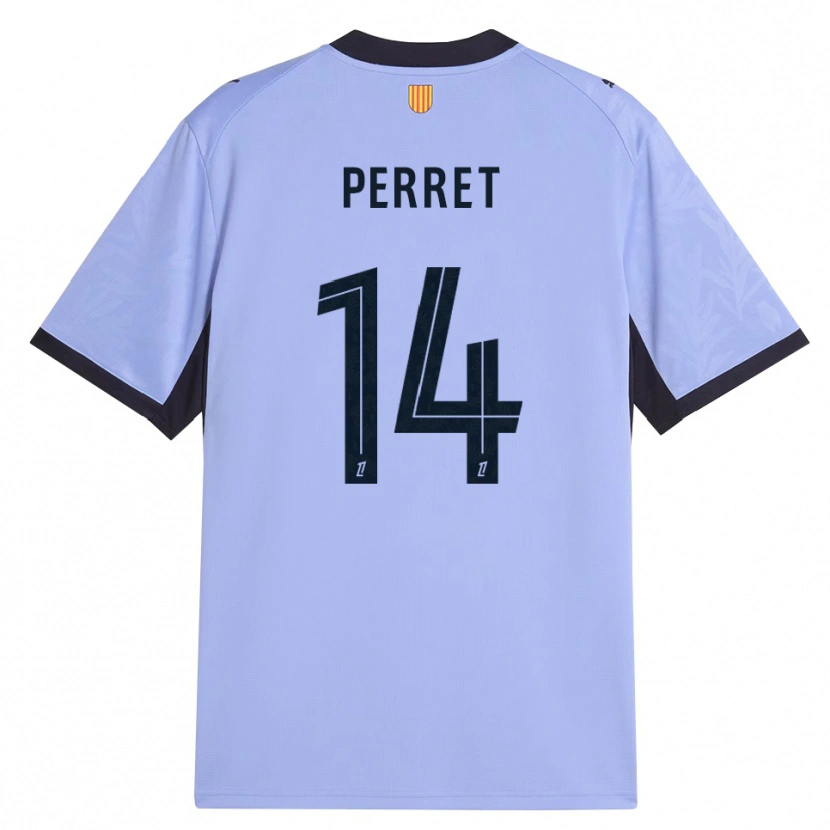 Danxen Homme Maillot Jenny Perret #14 Lavande Noir Troisieme 2026/27 T-Shirt