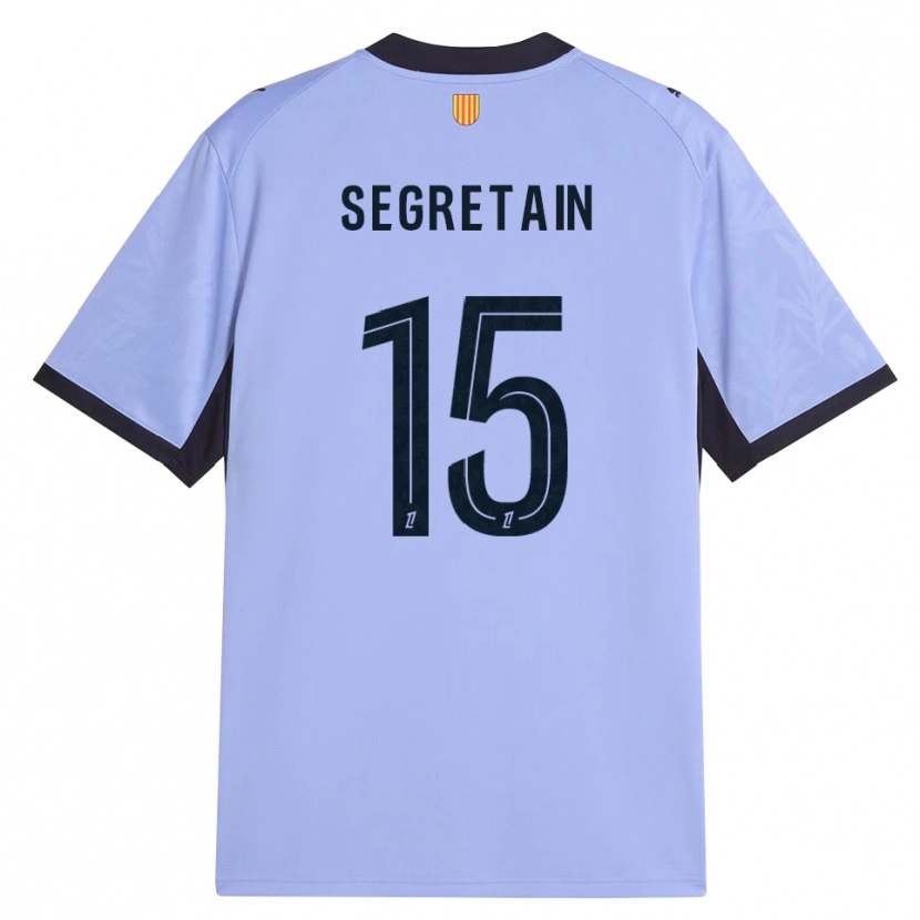 Danxen Homme Maillot Julie Ségrétain #15 Lavande Noir Troisieme 2026/27 T-Shirt