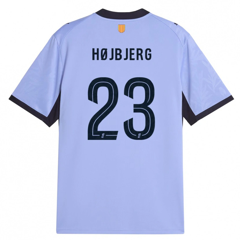 Danxen Homme Maillot Pierre-Emile Højbjerg #23 Lavande Noir Troisieme 2026/27 T-Shirt