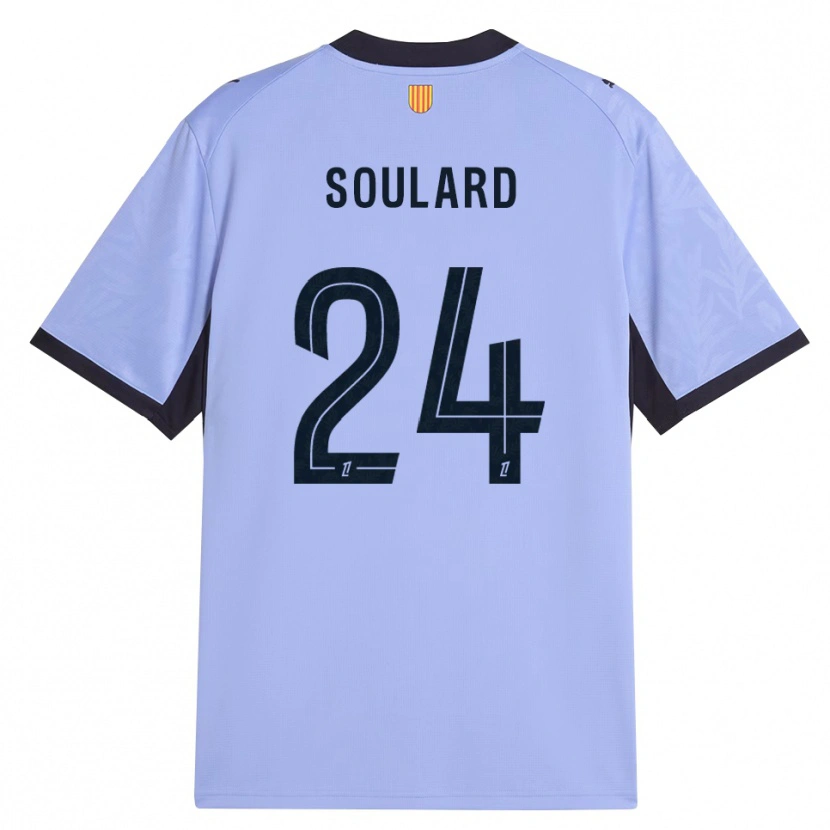 Danxen Homme Maillot Amandine Soulard #24 Lavande Noir Troisieme 2026/27 T-Shirt