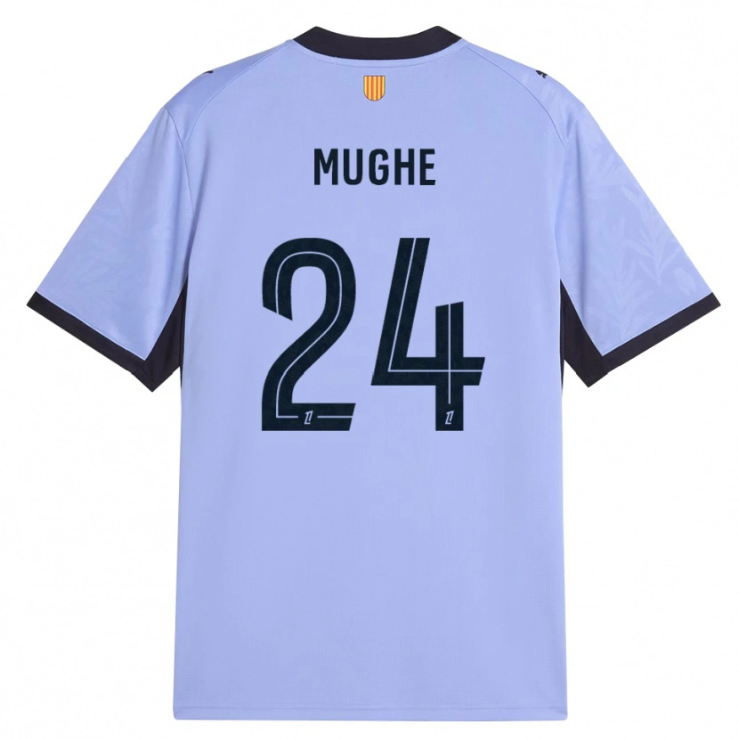Danxen Homme Maillot François Mughe #24 Lavande Noir Troisieme 2026/27 T-Shirt
