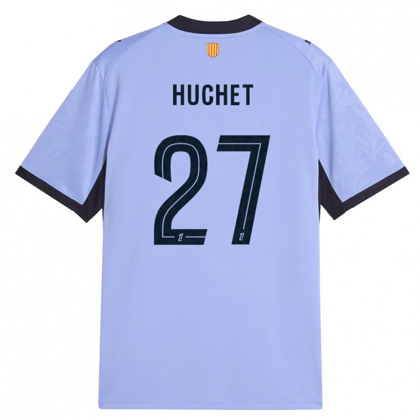 Danxen Homme Maillot Sarah Huchet #27 Lavande Noir Troisieme 2026/27 T-Shirt
