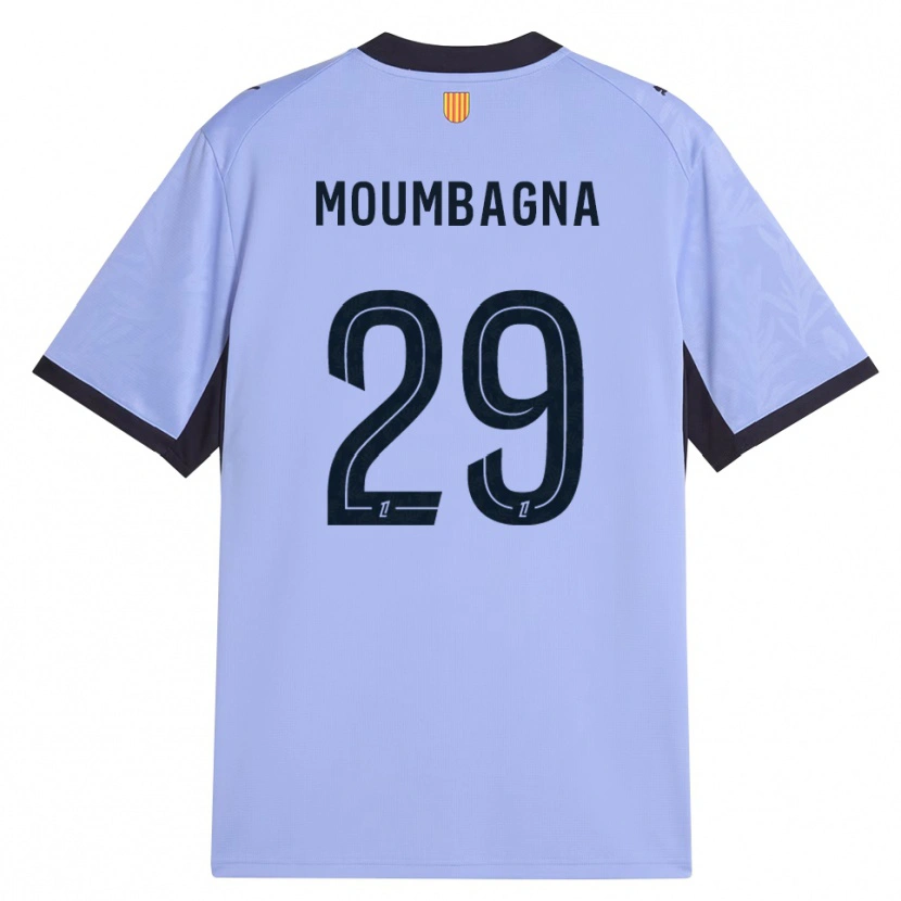 Danxen Homme Maillot Faris Moumbagna #29 Lavande Noir Troisieme 2026/27 T-Shirt