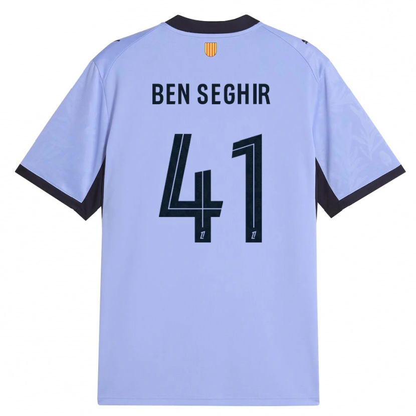 Danxen Homme Maillot Salim Ben Seghir #41 Lavande Noir Troisieme 2026/27 T-Shirt