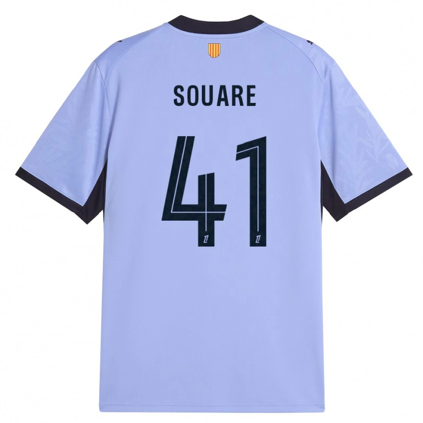 Danxen Homme Maillot Cheick Souare #41 Lavande Noir Troisieme 2026/27 T-Shirt