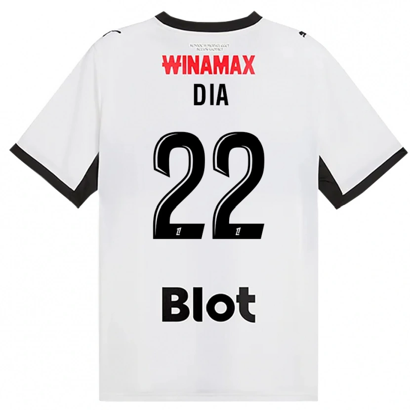 Danxen Homme Maillot Boulaye Dia #22 Noir Blanc Rouge Tenues Extérieur 2026/27 T-Shirt