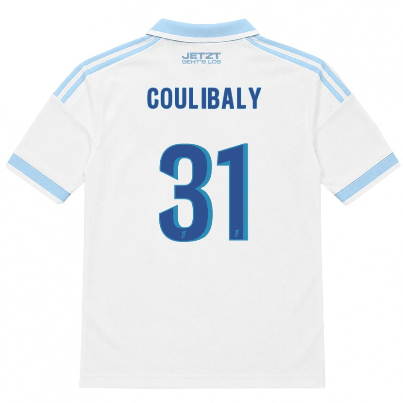 Danxen Homme Maillot Karim Coulibaly #31 Bleu Ciel Clair Blanc Rouge Tenues Extérieur 2026/27 T-Shirt