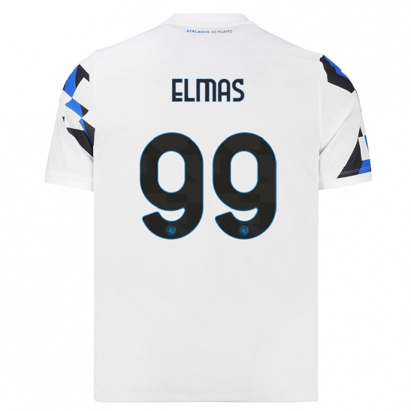 Danxen Homme Maillot Eljif Elmas #99 Blanc Rouge Bleu Tenues Extérieur 2026/27 T-Shirt