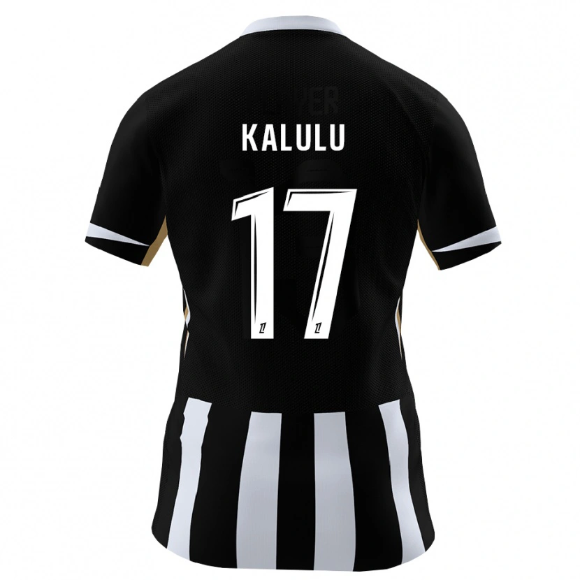 Danxen Homme Maillot Joseph Kalulu #17 Noir Bleu Tenues Domicile 2026/27 T-Shirt