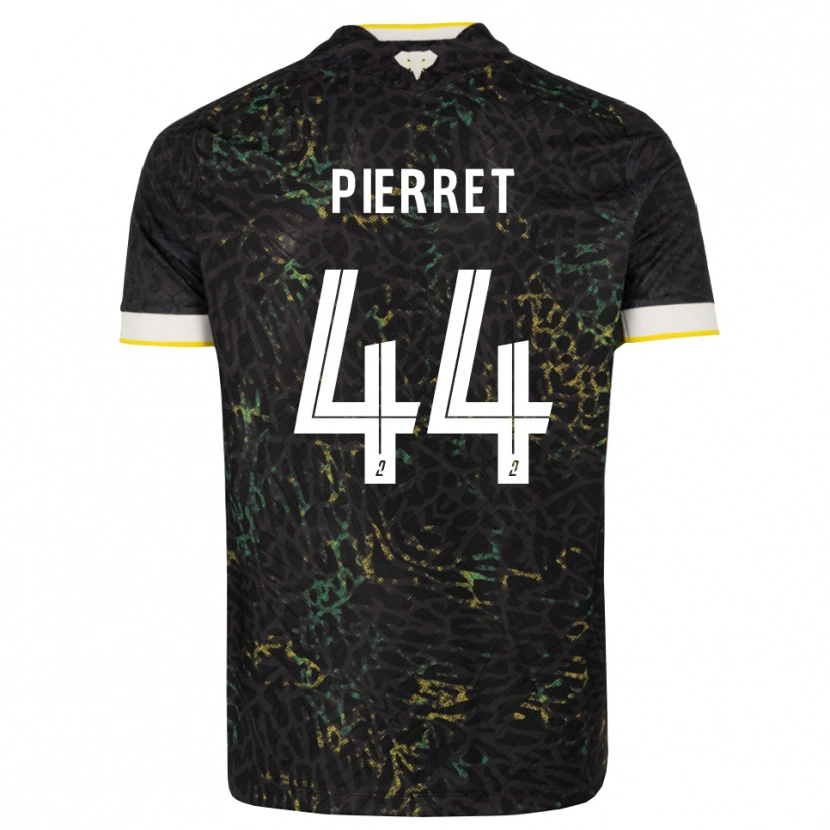 Danxen Homme Maillot Balthazar Pierret #44 Noir Blanc Jaune Tenues Extérieur 2026/27 T-Shirt