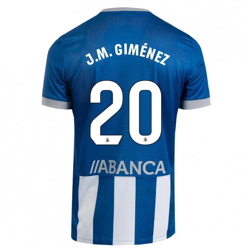 Danxen Femme Maillot José María Giménez #20 Bleu Gris Blanc Tenues Domicile 2026/27 T-Shirt