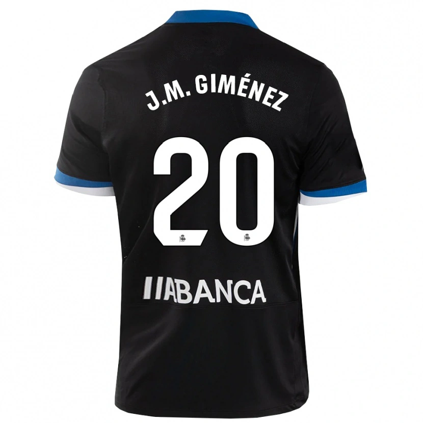 Danxen Femme Maillot José María Giménez #20 Noir Bleu Blanc Tenues Extérieur 2026/27 T-Shirt