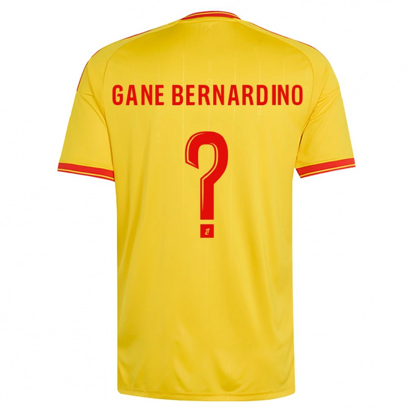 Danxen Femme Maillot Nathanaël Gane Bernardino #0 Or Orange Rouge Tenues Domicile 2026/27 T-Shirt