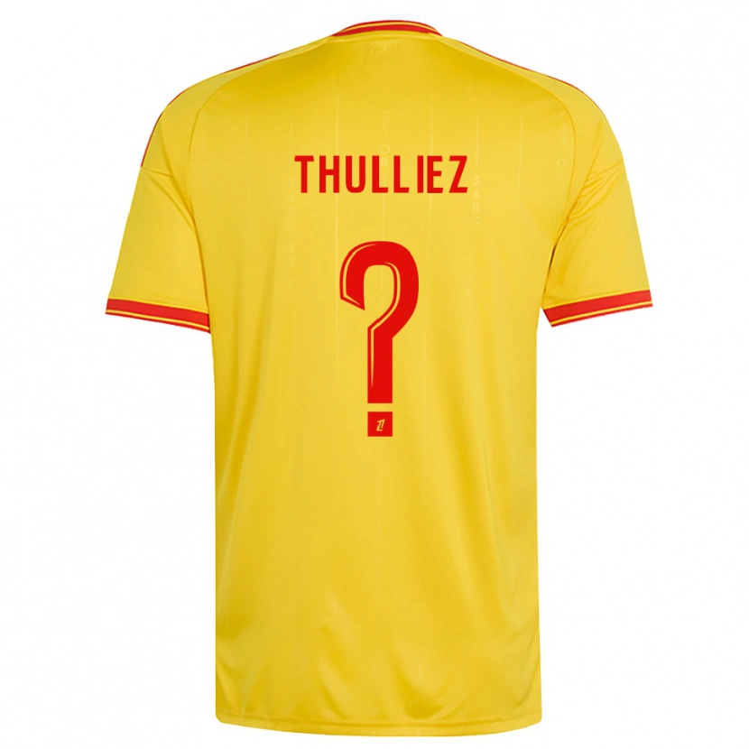 Danxen Femme Maillot Lucie Thulliez #0 Or Orange Rouge Tenues Domicile 2026/27 T-Shirt