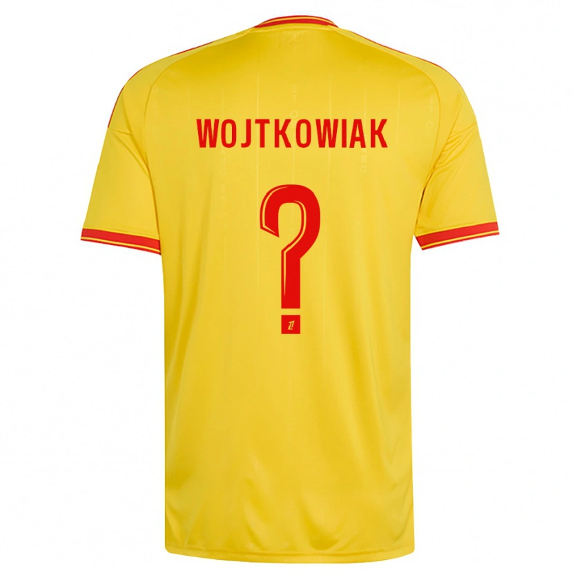 Danxen Femme Maillot Valentin Wojtkowiak #0 Or Orange Rouge Tenues Domicile 2026/27 T-Shirt